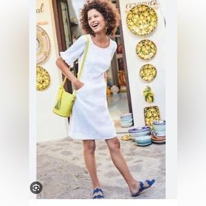 EUC Boden Addilyn Linen Dress - White Sz 8R